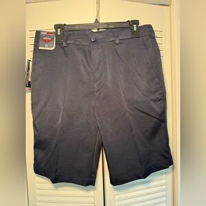 Roundtree & Yorke Dark Blue Men's Flat Front Shorts